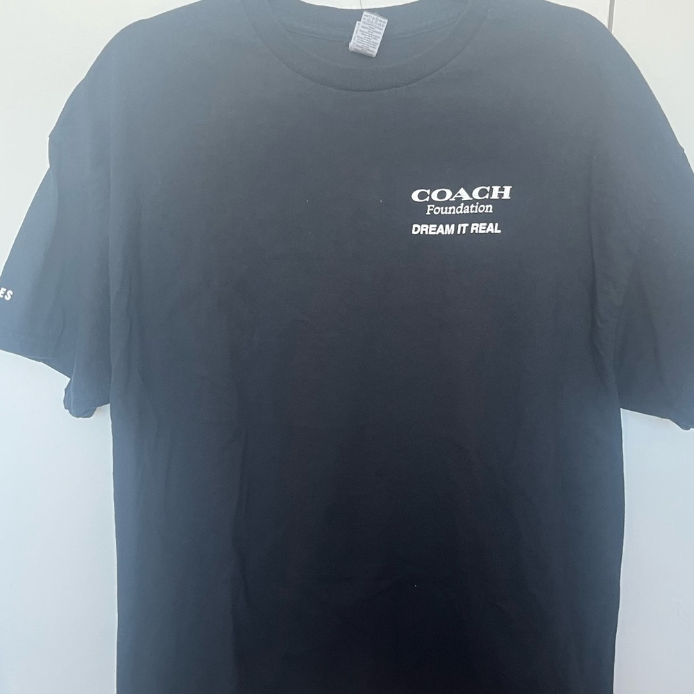 Coach Foundation Limited Edition Dream It Real Black Short Sleeve T-Shirt XL
